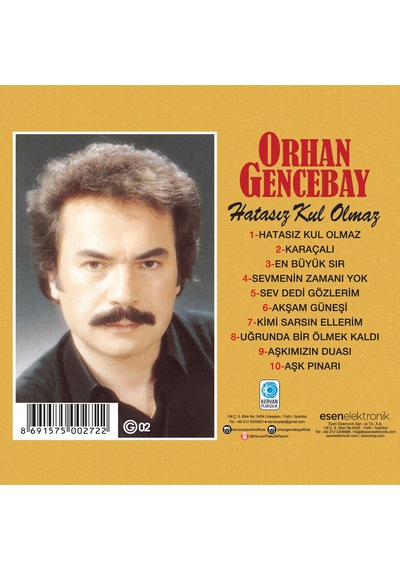Orhan Gencebay - Hatasız Kul Olmaz Cd
