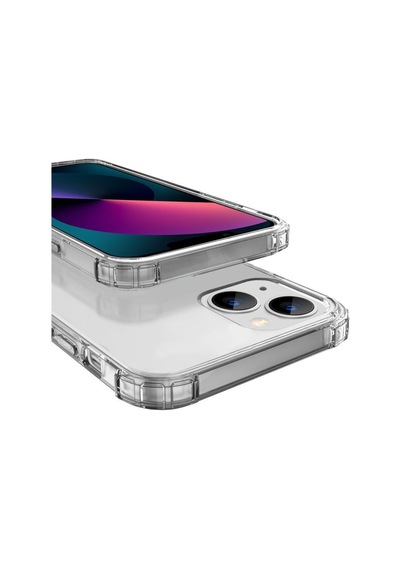 Apple Uyumlu iPhone Blogy 13 Mini İle Crystal Fit Kılıf Clear