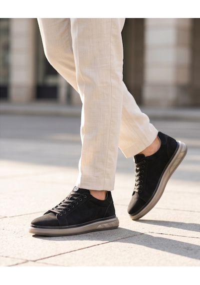 2274-zanelle Hakiki Full Duble Deri Üst Kalite Premıum Erkek Sneaker Ayakkabı Siyah-siyah 2274-zanelle Hakiki Full Duble Deri Üst Kalite Premıum Erkek Sneaker Ayakkabı Siyah-siyah