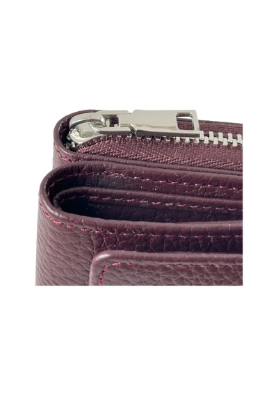 Shop Kadın Cüzdan Hakiki Deri Çok Bölmeli Fermuarlı Floter Deri Bordo - 888655380 Bordo