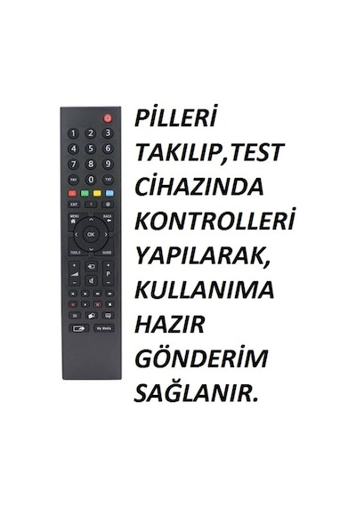 Beko Uyumlu B43L 6945 5B Smart Tv Kumandası