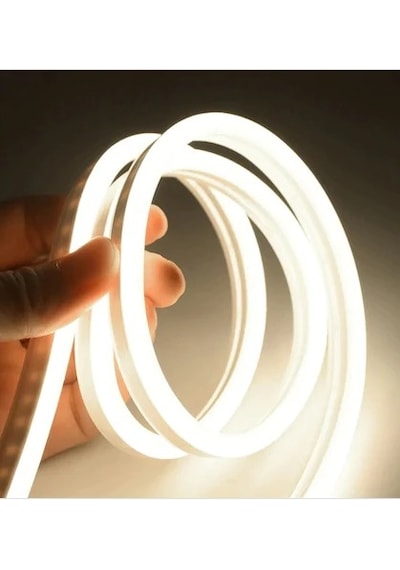 Yuled 1 Metre Gün Işığı Neon 220 V Esnek Hortum Şerit Led + Fiş