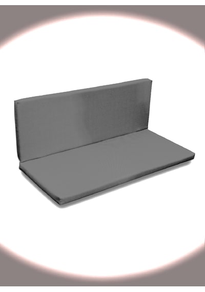 Dekosoy Arkalıklı Bank Minderi 110x50x5cm Gri