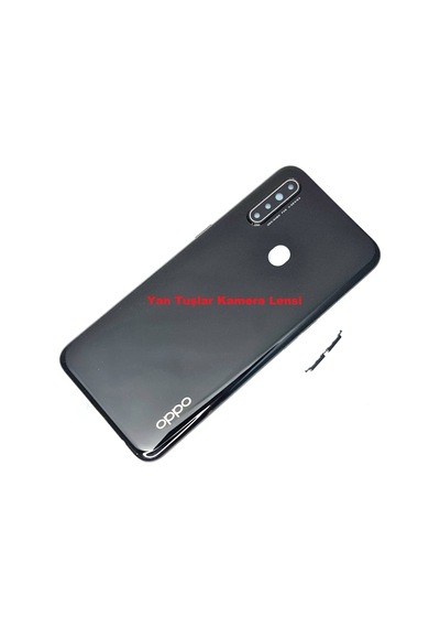 Tkgz Oppo A31 Kasa Arka Pil Batarya Kapağı Siyah