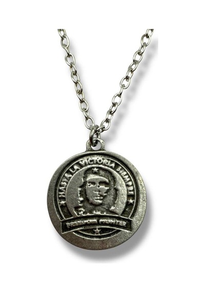 Che Guevara Madalyon Figürlü Unisex Kolye Özgürlük, Cesaret Ve Devrim Ruhu Simgesi Çok renkli