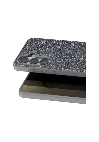 Onegif Samsung Galaxy S26 Bright Simli Kapak - Gümüş