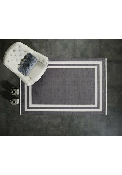Gümüşsuyu Black & Brown 100X300 11297 - Antrasit Halı