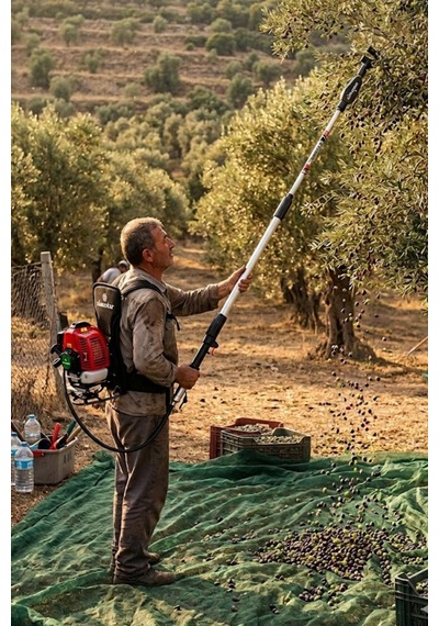 Zimastar ZS-900 Benzinli Kancalı Zeytin Hasat Makinesi + Tırpan 3.1HP