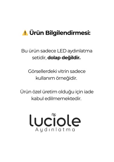Led Bar Aydınlatma Seti 4 Lü 35cm Amber Işık Şeffaf Kablo Tak Çalıştır Anahtarlı