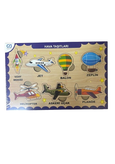 Ca Ahşap Puzzle Hava Taşıtları