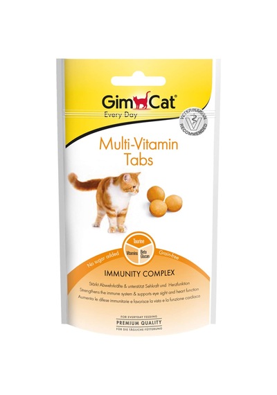 Gimcat Kediler İçin Multi-vitamin, 100 G, Keten Tohumu Yağı Omega-3 Yağ Asitleri, Dha Ve Epa'n