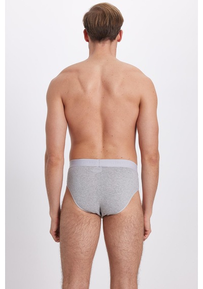 Tudors Erkek 6'lı Paket Likralı Pamuklu Gri Slip Külot-41738 Gri