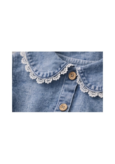 Uğur Bebe Kız Çocuk Dantel Yaka Denim Kot Elbise Uzun Kollu Günlük Şık Premium Çocuk Elbisesi Mavi Mavi Uğur Bebe Kız Çocuk Dantel Yaka Denim Kot Elbise Uzun Kollu Günlük Şık Premium Çocuk Elbisesi Mavi Mavi