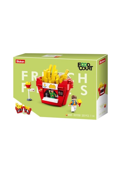 Sluban Food Court French Fries 320 Parça Yapım Seti B0705b