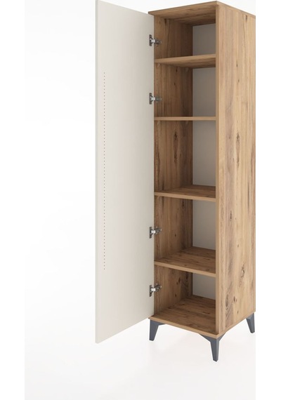 Hyperion Dolap 4 Raflı Tek Kapaklı 44x44x182 Çam-aytaşı Çam