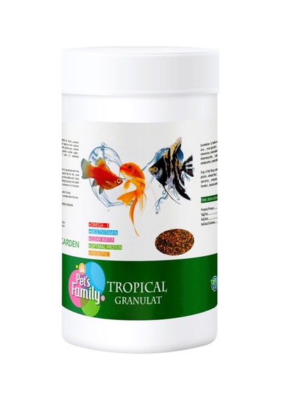 Pet's Family Tropical Granül Tropikal Balık Yemi 100 Ml 45 Gr