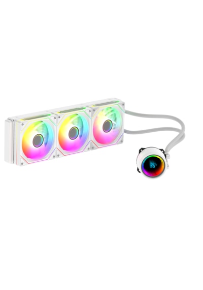 Gametech Hydra Beyaz Ahd360mm Argb Cpu Dereceli Sıvı Soğutma