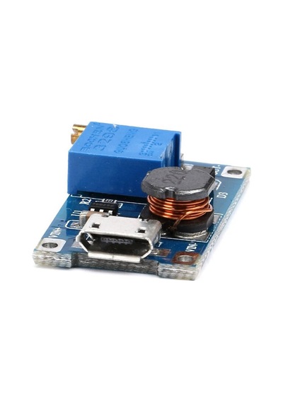 Mt3608 Micro Usb Dc-dc Voltaj Yükseltici Modül - Usb Soketli - 2a