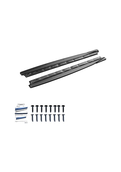 Cupra Formentor 2020+ Piano Black Marşpiyel Seti Yan Etek / Side Skirt Kaplama Parlak Siyah