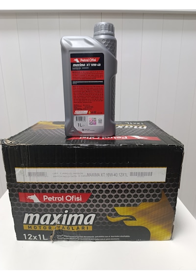 Petrol Ofisi Maxima Xt 10W-40 1 L  X 12 Adet Motor Yağı