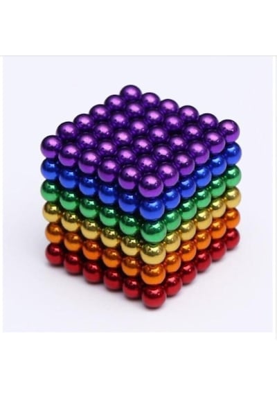 Hamaha Mıknatıs Toplar 5 MM 216 Adet Neocube Neo Cube Küp Manyetik Bloklar Oyuncaklar