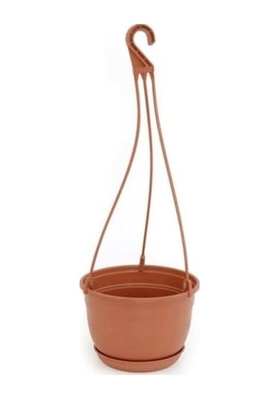 Sahra Makrome Saksı Askılı 23 Cm X 14 Cm 3,6 Litre Gri, Brs-21072023-2101 Diğer