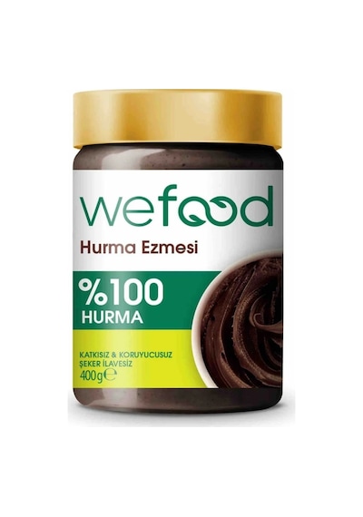Wefood %100 Sade Hurma Ezmesi 400 gr (Hurma Püresi, Hurma Dolgusu)
