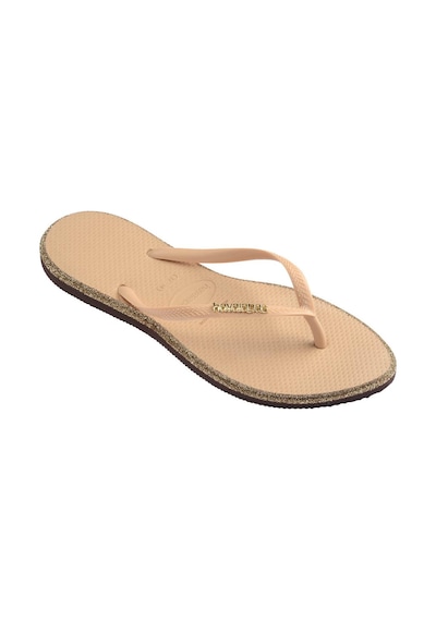 Havaianas Bej - Altın Kadın Plaj Terliği Slım Poınt Glıtter-14177 Havaianas Bej - Altın Kadın Plaj Terliği Slım Poınt Glıtter-14177