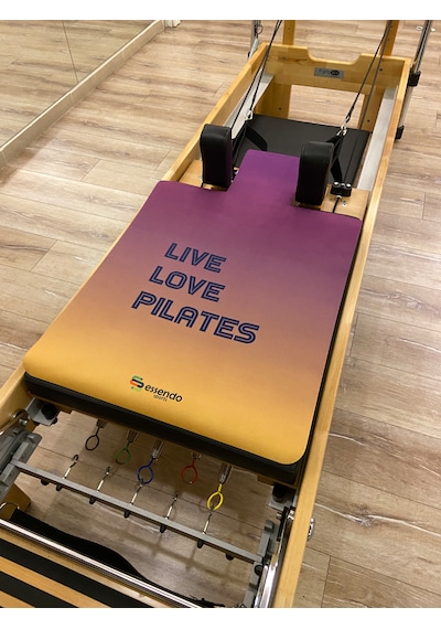 Lila Sarı Pilates Reformer Mat Pilates Matı Mor - Sarı