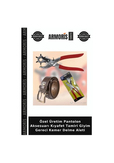 Özel Üretim Pantolon Aksesuarı Kıyafet Tamiri Giyim Gereci Kemer Delme Aleti