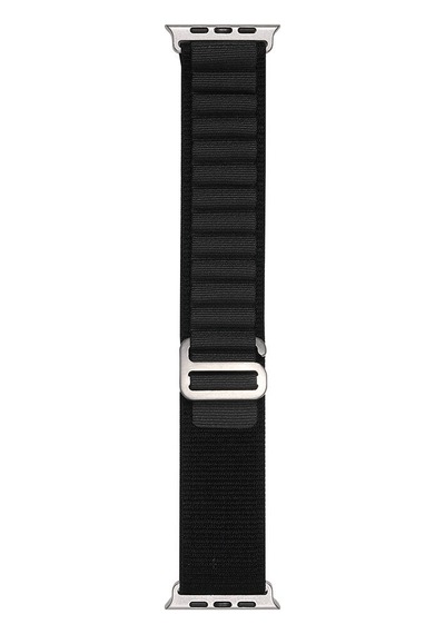 Zore Watch Ultra 49mm Clo Band-74 Hasır Kordon-siyah-gri