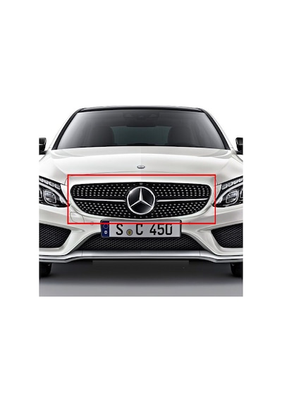 Mercedes W205 Diamond Amg Ön Panjur Izgara 2015-2018 Arası