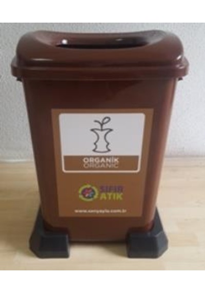 Sıfır Atık Geri Dönüşüm Atık Kovası Organik Atık Kovası 50 Lt