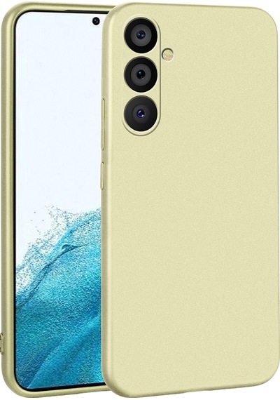 Galaxy A54 Kılıf Zore Premier Silikon Kapak Gold