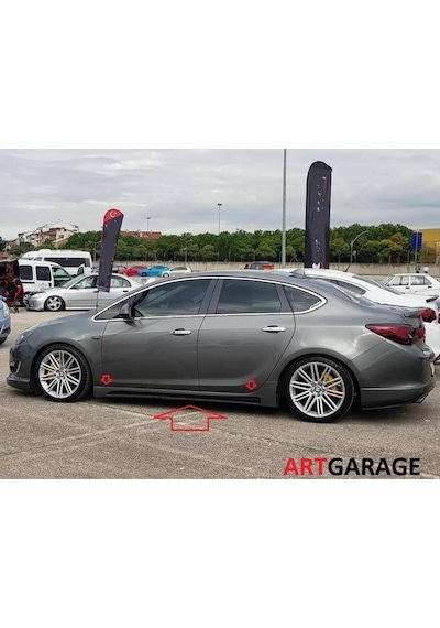 Opel Astra J Sedan-hb Rieger Marşpiyel Takımı-fiberglass-boyasız
