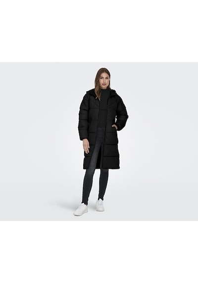 Only Onlnewamanda Long Otw Kadın Günlük Mont 15304786-black Siyah