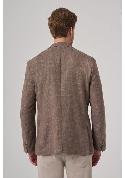 Morven Erkek Kahve Poliviskon Trend Desenli Dynamic Fit Mono Yaka Ceket 26ks002005400 Kahve Morven Erkek Kahve Poliviskon Trend Desenli Dynamic Fit Mono Yaka Ceket 26ks002005400 Kahve