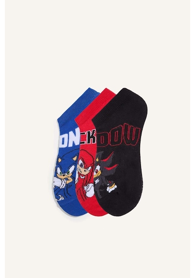 Defacto Sonıc The Hedgehog 3lü Pamuklu Patik Çorap Erkek Çocuk I2125a8nskr1 Çok Renkli-kr1 Defacto Sonıc The Hedgehog 3lü Pamuklu Patik Çorap Erkek Çocuk I2125a8nskr1 Çok Renkli-kr1