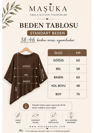 Maşuka Asimetrik Kesim Belden Bağlamalı Bol Kollu Kadın Tunik & Bluz - Şık Ve Modern Tasarım Haki Haki Maşuka Asimetrik Kesim Belden Bağlamalı Bol Kollu Kadın Tunik & Bluz - Şık Ve Modern Tasarım Haki Haki