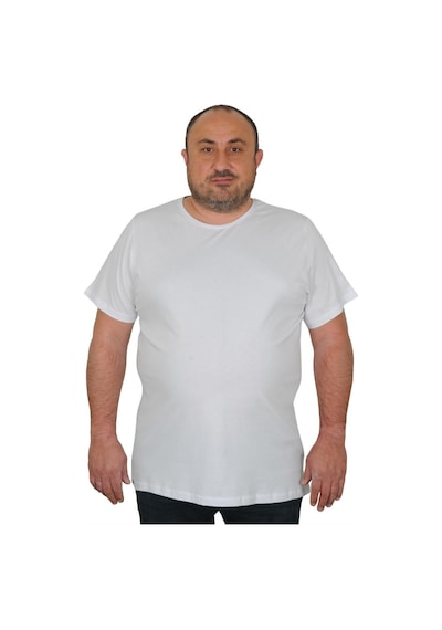 Moc Grande Mocgrande Büyük Beden Basic Tişört 11100 Beyaz