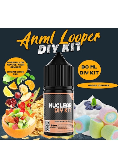 Nuclear 30 Ml Dıy Kit Anml Looper Gıda Aroması 6 Ml Aroma İçerir