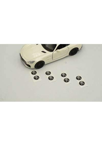 Peugeot Uyumlu Logo Jant Torpido Direksiyon 9Mm Damla Sticker Logo Seti