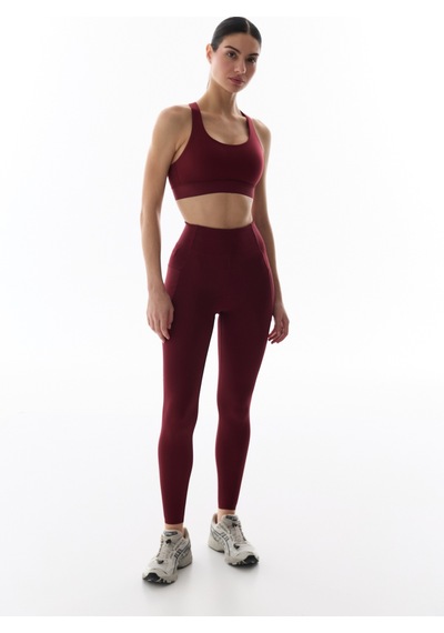 Penti Bordo Wonder Yüksek Destek Crossline Spor Sütyeni