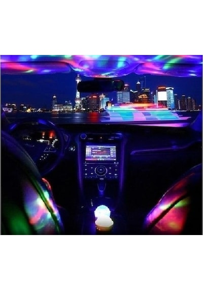 4W Magic Ball Araç İçi USB Disko Topu