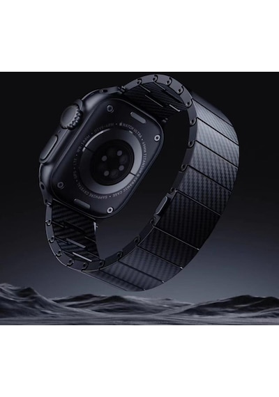 Apple Uyumlu Watch 40mm Kordon Ultra Hafif 600d Karbon 90 Kordon