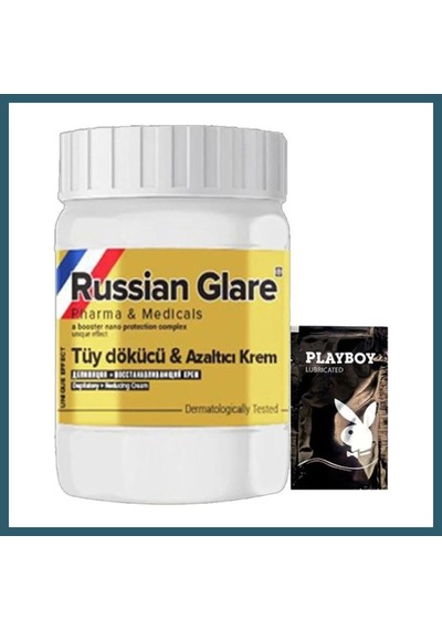Bezos Süper Playboy Rusian Glare Nano 50 Ml Rus Merhemi Tüy Dökücü Azaltıcı Krem + Yanında Jel Ob