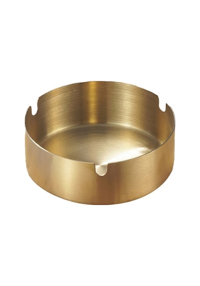 Çelik Gold 8 Cm Kafe Restaurant Lokanta Yuvarlak Kül Tablası Küllük Mt174sr
