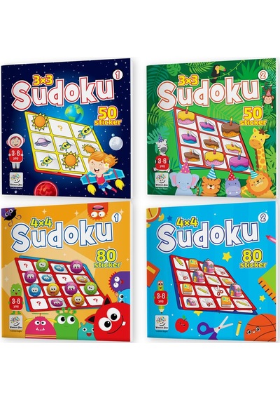 3-6 Yaş Stickerlı Sudoku Seti