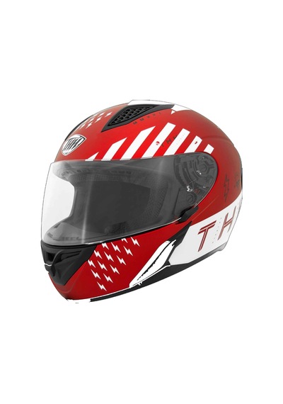 Thh T810s Mmxxı Kapalı Motosiklet Kaskı Beyaz - Kırmızı