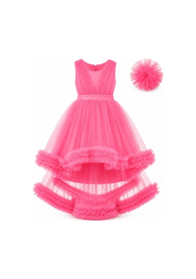 Babyhola Kuyruk Detaylı Kız Çocuk Prenses Elbise Grenli Kabarık Etek Özel Gün Abiye 6546 Fuşya Babyhola Kuyruk Detaylı Kız Çocuk Prenses Elbise Grenli Kabarık Etek Özel Gün Abiye 6546 Fuşya